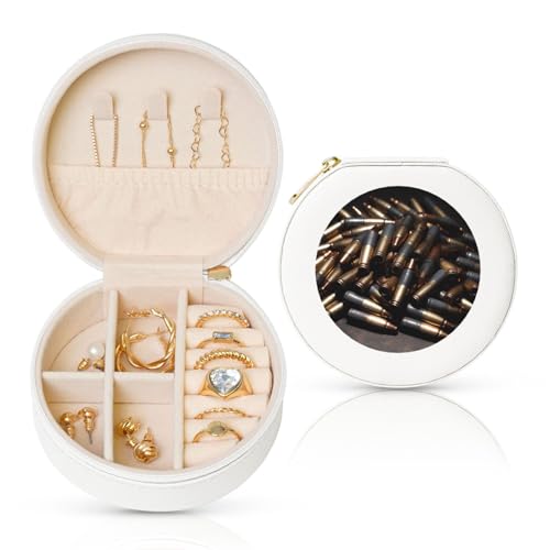 LKTPSKQRY Reise-Schmuckschatulle, Leder, klein, Schmuck-Organizer für Damen, tragbares Schmuckkästchen, Mini-Reiseetui für Halsketten, Ringe LKTPSKQRY Reise-Schmuckschatulle, Leder, klein, Schmuck-Organizer für Damen, tragbares Schmuckkästchen, Mini-Reiseetui für Halsketten, Ringe von LKTPSKQRY