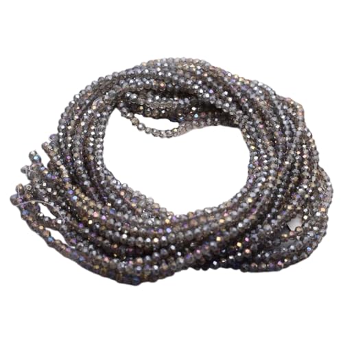 LKXHarleya 112 facettierte Glaskristallperlen, 4 mm, rund, glitzernd, lose Perlen für Armbänder, Halsketten, Schmuckherstellung, Basteln, Grau LKXHarleya 112 facettierte Glaskristallperlen, 4 mm, rund, glitzernd, lose Perlen für Armbänder, Halsketten, Schmuckherstellung, Basteln, Grau von LKXHarleya