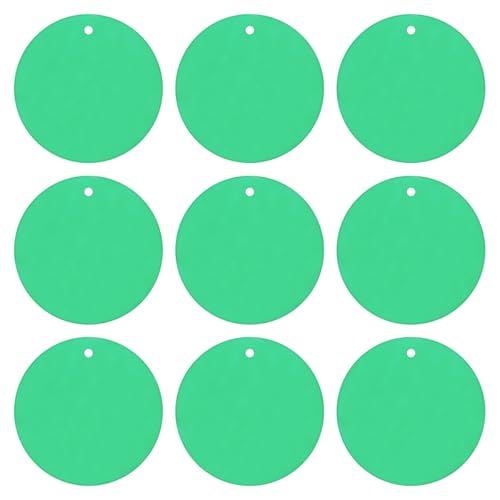 LKXHarleya 120 Stück Flache, lose Pailletten, 15 mm, runde Pailletten mit Löchern für Hochzeiten, Feste, Partys, Kunsthandwerk, Verzierungen, Dunkelgrün (AB) von LKXHarleya