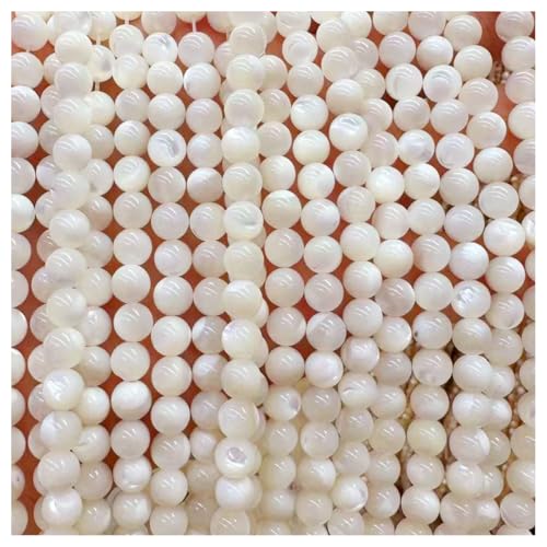 LKXHarleya 37 Stück runde lose Perlen, 12 mm natürliche Muschelperlen für Armbänder, Ohrringe, DIY, Schmuckherstellung, Zubehör, 3 LKXHarleya 37 Stück runde lose Perlen, 12 mm natürliche Muschelperlen für Armbänder, Ohrringe, DIY, Schmuckherstellung, Zubehör, 3 von LKXHarleya