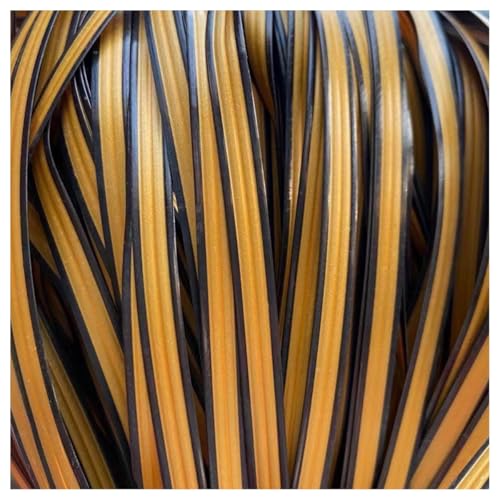 LKXHarleya 500 g PE-Flachgeflecht, 6 mm Kunststoff-Rattan für selbstgemachte Stricktaschen, Korbstühle, Terrassenmöbel, Basteln, Schwarzgold LKXHarleya 500 g PE-Flachgeflecht, 6 mm Kunststoff-Rattan für selbstgemachte Stricktaschen, Korbstühle, Terrassenmöbel, Basteln, Schwarzgold von LKXHarleya