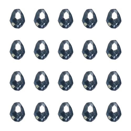 LKXHarleya 58 Stück lose Kristallperlen, 8 x 12 mm Tropfenglasperlen für Halsketten, Armbänder, Ohrringe, DIY, Schmuckherstellung, Stil 31 LKXHarleya 58 Stück lose Kristallperlen, 8 x 12 mm Tropfenglasperlen für Halsketten, Armbänder, Ohrringe, DIY, Schmuckherstellung, Stil 31 von LKXHarleya