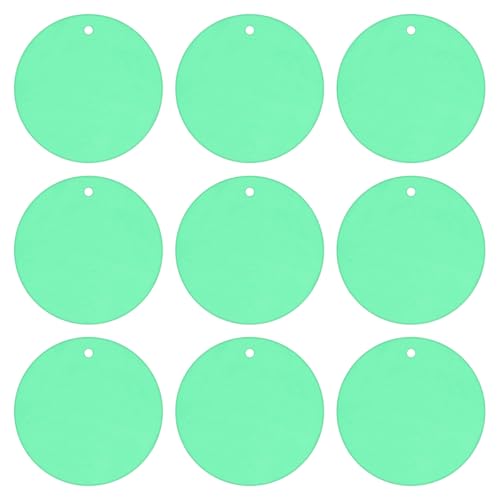 LKXHarleya 600 Stück Flache, lose Pailletten, 6 mm, runde Pailletten mit Löchern zum Selbermachen, für Hochzeiten, Feste, Partys, Kunsthandwerk, Verzierungen, Dunkelgrün von LKXHarleya