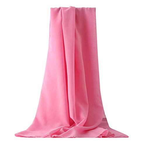 LKXHarleya Chiffon Stoff Sheer, Brautkleid Stoff, Soft Touch Georgette Kleid Material, Meterware, Durchgehende LäNge, Rosa LKXHarleya Chiffon Stoff Sheer, Brautkleid Stoff, Soft Touch Georgette Kleid Material, Meterware, Durchgehende LäNge, Rosa von LKXHarleya