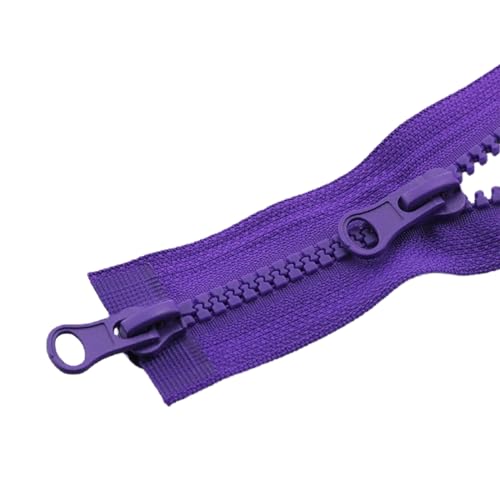 LKXHarleya Doppelschieber-Reißverschluss mit offenem Ende, 80 cm Zweiwege-Reißverschluss zum Nähen von Jacken, Zelten, Kleidungsstücken, Nähzubehör, Lila LKXHarleya Doppelschieber-Reißverschluss mit offenem Ende, 80 cm Zweiwege-Reißverschluss zum Nähen von Jacken, Zelten, Kleidungsstücken, Nähzubehör, Lila von LKXHarleya