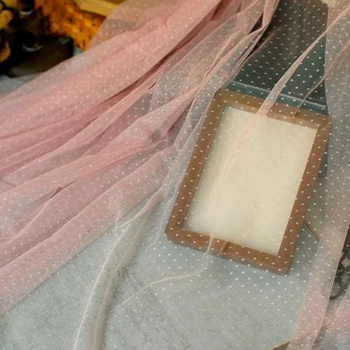 LKXHarleya Weicher Stretch-Spitzenstoff, 100 x 160 cm, Gepunkteter Netzstoff, für Brautkleider, Kostüme, Nähen, Basteln, Pfirsich LKXHarleya Weicher Stretch-Spitzenstoff, 100 x 160 cm, Gepunkteter Netzstoff, für Brautkleider, Kostüme, Nähen, Basteln, Pfirsich von LKXHarleya