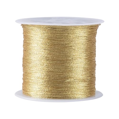 LKXHarleya runder Perlenschnurfaden, 0,2 mm x 100 m, geflochtene Nylonschnur für Armbänder, Halsketten, DIY-Bastelschmuck, Nähprojekte, Zubehör, Hell Gold LKXHarleya runder Perlenschnurfaden, 0,2 mm x 100 m, geflochtene Nylonschnur für Armbänder, Halsketten, DIY-Bastelschmuck, Nähprojekte, Zubehör, Hell Gold von LKXHarleya