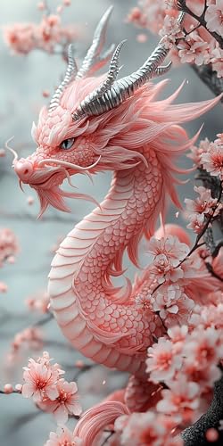 5D Diamant Painting Drachen Diamond Painting Kinder Blume, DIY Runden Steine Mosaikherstellung Basteln Erwachsene Anfänger Set für Heim Schlafzimmer Wand Deko Wohnzimmer, Geschenke 100x200cm L3DV-79 5D Diamant Painting Drachen Diamond Painting Kinder Blume, DIY Runden Steine Mosaikherstellung Basteln Erwachsene Anfänger Set für Heim Schlafzimmer Wand Deko Wohnzimmer, Geschenke 100x200cm L3DV-79 von LLEDAOZN