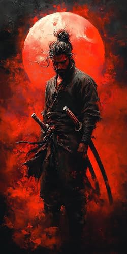 5D Diamant Painting Japanese Samurai Diamond Painting Kinder Landschaft, DIY Runden Steine Mosaikherstellung Basteln Erwachsene Anfänger Set für Heim Schlafzimmer Wand Deko Wohnzimmer 100x200cm M7OY-N 5D Diamant Painting Japanese Samurai Diamond Painting Kinder Landschaft, DIY Runden Steine Mosaikherstellung Basteln Erwachsene Anfänger Set für Heim Schlafzimmer Wand Deko Wohnzimmer 100x200cm M7OY-N von LLEDAOZN
