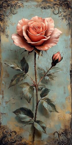 5D Diamant Painting Roses Diamond Painting Kinder Pflanze, DIY Runden Steine Mosaikherstellung Basteln Erwachsene Anfänger Set für Heim Schlafzimmer Wand Deko Wohnzimmer, Geschenke 100x200cm 4CKV-10 5D Diamant Painting Roses Diamond Painting Kinder Pflanze, DIY Runden Steine Mosaikherstellung Basteln Erwachsene Anfänger Set für Heim Schlafzimmer Wand Deko Wohnzimmer, Geschenke 100x200cm 4CKV-10 von LLEDAOZN
