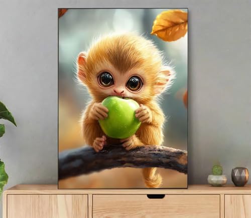 Affe Malen Nach Zahlen Erwachsene, Malen Nach Zahlen Pflanze Muster, DIY Handgemalt Leinwand Ölgemälde Set für Adult Anfänger, mit Pinseln und Acrylfarbe, Weihnachtsdeko Schlafzimmer, 60x80cm Ld4-6807 Affe Malen Nach Zahlen Erwachsene, Malen Nach Zahlen Pflanze Muster, DIY Handgemalt Leinwand Ölgemälde Set für Adult Anfänger, mit Pinseln und Acrylfarbe, Weihnachtsdeko Schlafzimmer, 60x80cm Ld4-6807 von LLEDAOZN