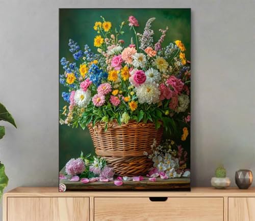 Blume Malen Nach Zahlen Erwachsene, Malen Nach Zahlen Landschaft Muster, DIY Handgemalt Leinwand Ölgemälde Set für Adult Anfänger, mit Pinseln und Acrylfarbe, Deko Schlafzimmer, 30x40cm LL-1619 Blume Malen Nach Zahlen Erwachsene, Malen Nach Zahlen Landschaft Muster, DIY Handgemalt Leinwand Ölgemälde Set für Adult Anfänger, mit Pinseln und Acrylfarbe, Deko Schlafzimmer, 30x40cm LL-1619 von LLEDAOZN