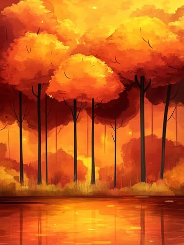 Diamond Painting Landschaft, 5D Baum Diamond Painting Erwachsene Children, DIY Runden Steine Bastelset Erwachsene Crystal Art Malerei Set für Zimmer Deko Wohnzimmer, Geschenke Frau 70x95cm D7-Q Diamond Painting Landschaft, 5D Baum Diamond Painting Erwachsene Children, DIY Runden Steine Bastelset Erwachsene Crystal Art Malerei Set für Zimmer Deko Wohnzimmer, Geschenke Frau 70x95cm D7-Q von LLEDAOZN