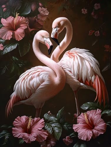 Flamingo Diamond Painting Erwachsene, 5D Diamant Painting Bilder Blume, DIY Runden Steine Mosaikherstellung Basteln Erwachsene Anfänger Set, Zimmer Wand Deko Aesthetic, Geschenke 70 x 95cm WP-3 Flamingo Diamond Painting Erwachsene, 5D Diamant Painting Bilder Blume, DIY Runden Steine Mosaikherstellung Basteln Erwachsene Anfänger Set, Zimmer Wand Deko Aesthetic, Geschenke 70 x 95cm WP-3 von LLEDAOZN