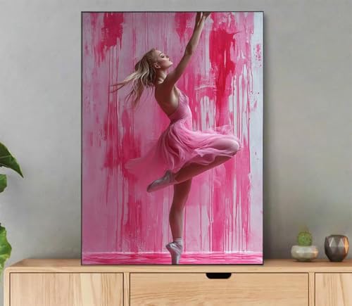 Frau Malen Nach Zahlen Erwachsene, Malen Nach Zahlen Landschaft Muster, DIY Handgemalt Leinwand Ölgemälde Set für Adult Anfänger, mit Pinseln und Acrylfarbe, für Deko Schlafzimmer, 35x45cm L6-516 von LLEDAOZN