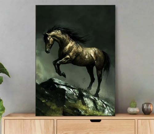 Horse Malen Nach Zahlen Erwachsene, Malen Nach Zahlen Landschaft Muster, DIY Handgemalt Leinwand Ölgemälde Set für Adult Anfänger, mit Pinseln und Acrylfarbe, Deko Schlafzimmer, 60x80cm L1-1783 Horse Malen Nach Zahlen Erwachsene, Malen Nach Zahlen Landschaft Muster, DIY Handgemalt Leinwand Ölgemälde Set für Adult Anfänger, mit Pinseln und Acrylfarbe, Deko Schlafzimmer, 60x80cm L1-1783 von LLEDAOZN