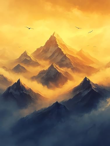 Landschaft Diamond Painting Erwachsene, 5D Diamant Painting Bilder Vogel, DIY Runden Steine Mosaikherstellung Basteln Erwachsene Anfänger Set, Zimmer Wand Deko Aesthetic, Geschenke 60 x 80cm BS-3 Landschaft Diamond Painting Erwachsene, 5D Diamant Painting Bilder Vogel, DIY Runden Steine Mosaikherstellung Basteln Erwachsene Anfänger Set, Zimmer Wand Deko Aesthetic, Geschenke 60 x 80cm BS-3 von LLEDAOZN