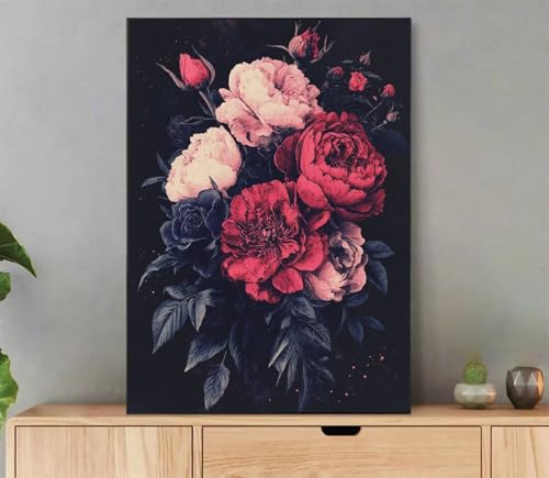 Malen Nach Zahlen Erwachsene Blume Paint by Numbers Pflanze Malen Nach Zahlen mit Rahmen 35x45cm Leinwand Ölgemälde Set mit Pinseln und Acrylfarbe, für Zimmer Deko Wohnzimmer, Geschenkes LR-5388 Malen Nach Zahlen Erwachsene Blume Paint by Numbers Pflanze Malen Nach Zahlen mit Rahmen 35x45cm Leinwand Ölgemälde Set mit Pinseln und Acrylfarbe, für Zimmer Deko Wohnzimmer, Geschenkes LR-5388 von LLEDAOZN