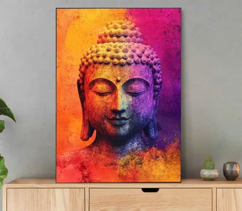 Malen Nach Zahlen Erwachsene Buddha Paint by Numbers Abstrakt Malen Nach Zahlen mit Rahmen 30x40cm Leinwand Ölgemälde Set mit Pinseln und Acrylfarbe für Zimmer Deko Geschenke für Frauen LL-7851 Malen Nach Zahlen Erwachsene Buddha Paint by Numbers Abstrakt Malen Nach Zahlen mit Rahmen 30x40cm Leinwand Ölgemälde Set mit Pinseln und Acrylfarbe für Zimmer Deko Geschenke für Frauen LL-7851 von LLEDAOZN