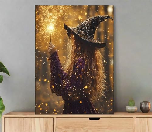 Malen Nach Zahlen Erwachsene Dreamy Paint by Numbers Frau Malen Nach Zahlen mit Rahmen 60x80cm Leinwand Ölgemälde Set mit Pinseln und Acrylfarbe für Zimmer Deko Wohnzimmer Geschenke für Frauen Ld4-591 von LLEDAOZN