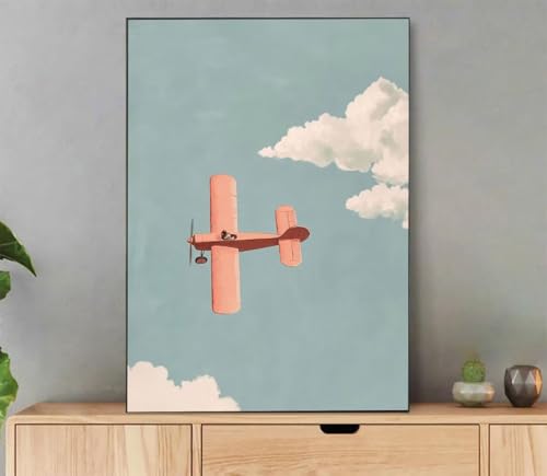 Malen Nach Zahlen Erwachsene Landschaft Paint by Numbers Flugzeug Malen Nach Zahlen mit Rahmen 35x45cm Leinwand Ölgemälde Set mit Pinseln und Acrylfarbe für Zimmer Deko Geschenke für Frauen LN-5292 Malen Nach Zahlen Erwachsene Landschaft Paint by Numbers Flugzeug Malen Nach Zahlen mit Rahmen 35x45cm Leinwand Ölgemälde Set mit Pinseln und Acrylfarbe für Zimmer Deko Geschenke für Frauen LN-5292 von LLEDAOZN