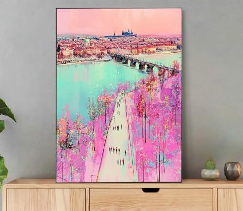 Malen Nach Zahlen Erwachsene Landschaft Paint by Numbers See Malen Nach Zahlen mit Rahmen 40x50cm Leinwand Ölgemälde Set mit Pinseln und Acrylfarbe, für Zimmer Deko Wohnzimmer, Geschenkes L2-7837 Malen Nach Zahlen Erwachsene Landschaft Paint by Numbers See Malen Nach Zahlen mit Rahmen 40x50cm Leinwand Ölgemälde Set mit Pinseln und Acrylfarbe, für Zimmer Deko Wohnzimmer, Geschenkes L2-7837 von LLEDAOZN