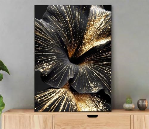 Malen Nach Zahlen Erwachsene Pflanze Paint by Numbers Landschaft Malen Nach Zahlen mit Rahmen 30x40cm Leinwand Ölgemälde Set mit Pinseln und Acrylfarbe für Zimmer Deko Geschenke für Frauen L4-3515 von LLEDAOZN