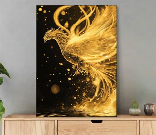 Malen Nach Zahlen Erwachsene Phönix Paint by Numbers Dreamy Malen Nach Zahlen mit Rahmen 35x45cm Leinwand Ölgemälde Set mit Pinseln und Acrylfarbe, für Zimmer Deko Wohnzimmer, Geschenkes LG-8188 Malen Nach Zahlen Erwachsene Phönix Paint by Numbers Dreamy Malen Nach Zahlen mit Rahmen 35x45cm Leinwand Ölgemälde Set mit Pinseln und Acrylfarbe, für Zimmer Deko Wohnzimmer, Geschenkes LG-8188 von LLEDAOZN
