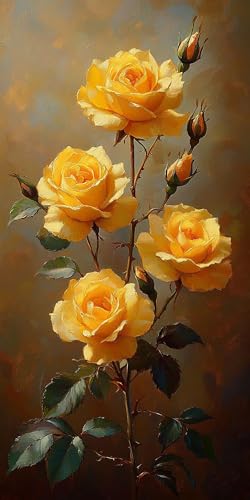 Roses Diamond Painting Erwachsene Groß 40x80cm, 5D Diamond Painting Blume , DIY Runden Steine Kristall Kunst Basteln Set Erwachsene Anfänger Set, zur Entspannung und Zimmer Wanddeko, Geschenke MW8K-79 Roses Diamond Painting Erwachsene Groß 40x80cm, 5D Diamond Painting Blume , DIY Runden Steine Kristall Kunst Basteln Set Erwachsene Anfänger Set, zur Entspannung und Zimmer Wanddeko, Geschenke MW8K-79 von LLEDAOZN