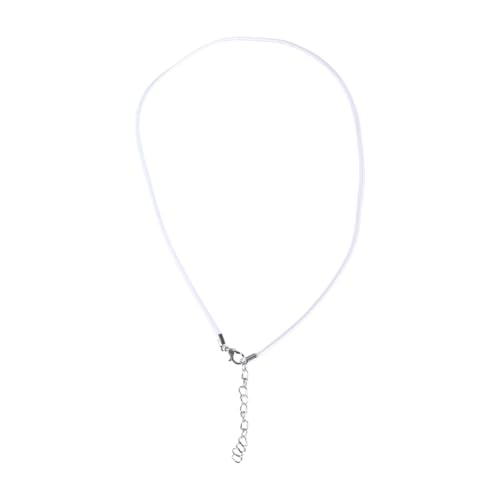 1,5 mm handgefertigtes Leder mit Karabinerverschluss, verstellbar, geflochtenes Seil für Halsketten, Anhänger, Charm-Fundstücke, Lederhalskordel mit Verschluss, für Damen und Herren, Wachsschnur von LLHCF