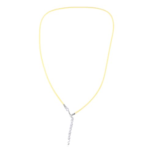 1,5 mm handgefertigtes Leder mit Karabinerverschluss, verstellbar, geflochtenes Seil für Halsketten, Anhänger, Charm-Fundstücke, Lederhalskordel mit Verschluss, für Damen und Herren, Wachsschnur von LLHCF