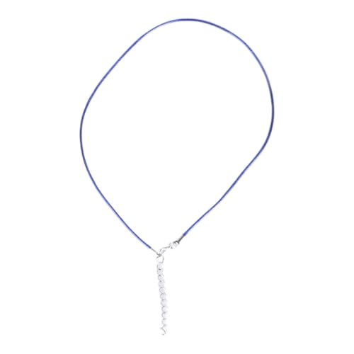1,5 mm handgefertigtes Leder mit Karabinerverschluss, verstellbar, geflochtenes Seil für Halsketten, Anhänger, Charm-Fundstücke, Lederhalskordel mit Verschluss, für Damen und Herren, Wachsschnur von LLHCF