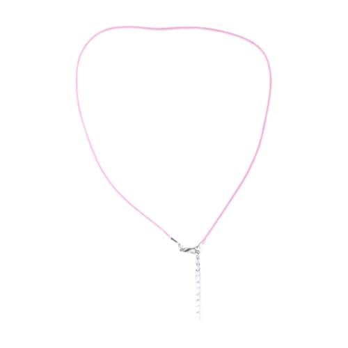 1,5 mm handgefertigtes Leder mit Karabinerverschluss, verstellbar, geflochtenes Seil für Halsketten, Anhänger, Charm-Fundstücke, Lederhalskordel mit Verschluss, für Damen und Herren, Wachsschnur von LLHCF