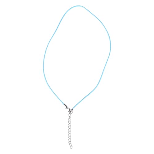 1,5 mm handgefertigtes Leder mit Karabinerverschluss, verstellbar, geflochtenes Seil für Halsketten, Anhänger, Charm-Fundstücke, Lederhalskordel mit Verschluss, für Damen und Herren, Wachsschnur von LLHCF