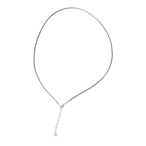 1,5 mm handgefertigtes Leder mit Karabinerverschluss, verstellbar, geflochtenes Seil für Halsketten, Anhänger, Charm-Fundstücke, Lederhalskordel mit Verschluss, für Damen und Herren, Wachsschnur von LLHCF