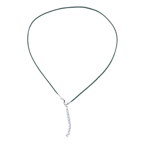 1,5 mm handgefertigtes Leder mit Karabinerverschluss, verstellbar, geflochtenes Seil für Halsketten, Anhänger, Charm-Fundstücke, Lederhalskordel mit Verschluss, für Damen und Herren, Wachsschnur von LLHCF