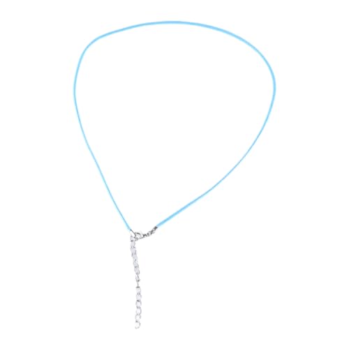 1,5 mm handgefertigtes Leder mit Karabinerverschluss, verstellbar, geflochtenes Seil für Halsketten, Anhänger, Charm-Fundstücke, Lederhalskordel mit Verschluss, für Damen und Herren, Wachsschnur von LLHCF