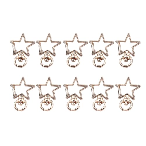 10 x Schlüsselanhänger in unregelmäßiger Form, praktischer Karabiner, drehbare Karabinerverschlüsse, Herzform, Schlüsselanhänger zum Basteln 10 x Schlüsselanhänger in unregelmäßiger Form, praktischer Karabiner, drehbare Karabinerverschlüsse, Herzform, Schlüsselanhänger zum Basteln von LLHCF