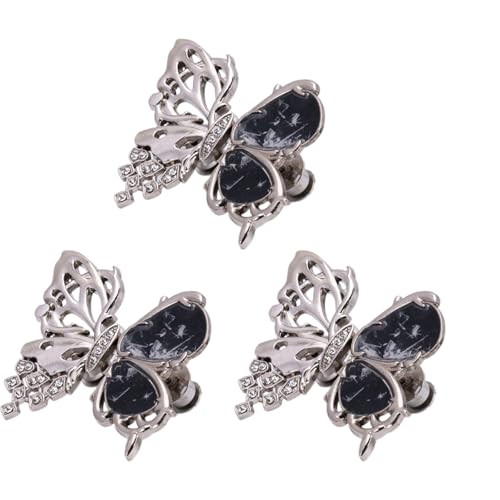 3 x Schmetterlings-Taillenversteller, Cinch-Clip für Hosen, Jeans, Strumpfhalter für übergroße Anpassung, nicht nähend, verstellbare Schmetterlings-Taillenschnalle 3 x Schmetterlings-Taillenversteller, Cinch-Clip für Hosen, Jeans, Strumpfhalter für übergroße Anpassung, nicht nähend, verstellbare Schmetterlings-Taillenschnalle von LLHCF