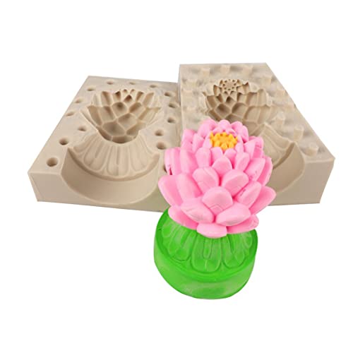 3D-Silikonform für Seifen, Bomben, Backen, Fondant, handgefertigt, für Cupcake, Kuchendekoration, Gelee, Eiscreme von LLHCF