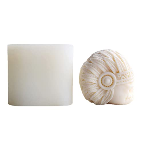 3D-Silikonform mit Totenkopf-Motiv, Halloween, Ostern, handgefertigte Seife, Gipsformen 3D-Silikonform mit Totenkopf-Motiv, Halloween, Ostern, handgefertigte Seife, Gipsformen von LLHCF