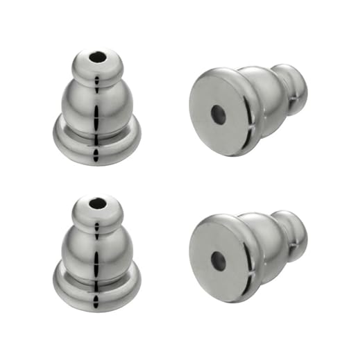 4 Stück Ohrring-Verschlüsse, Ohrschmuck, Ersatzohrstecker, Ohrstecker, Edelstahl-Textur für den täglichen Gebrauch 4 Stück Ohrring-Verschlüsse, Ohrschmuck, Ersatzohrstecker, Ohrstecker, Edelstahl-Textur für den täglichen Gebrauch von LLHCF