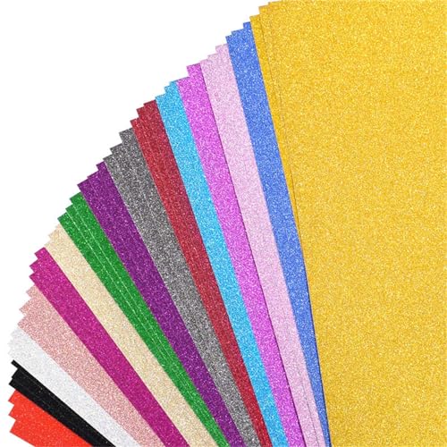 45 Blatt Karton, Bastelpapier für Kunst, Handwerk, Projekte, Kartenherstellung, Scrapbooking, 15 Farben, Bastelpapier von LLHCF