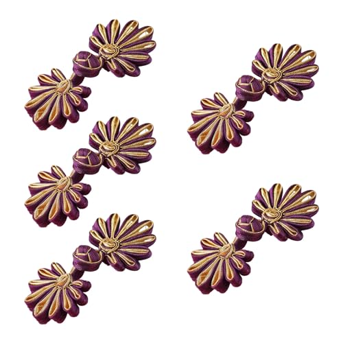 5 Paar chinesische Knoten, traditionelle Knöpfe, Cheongsam-Nähverschlüsse, chinesische Verschlüsse, Knöpfe für Kostüme, Nähen 5 Paar chinesische Knoten, traditionelle Knöpfe, Cheongsam-Nähverschlüsse, chinesische Verschlüsse, Knöpfe für Kostüme, Nähen von LLHCF