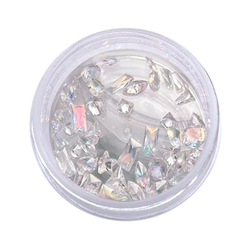 50 x flache Rückseite Strasssteine 3D Kristall Schmuck Maniküre Dekoration Teil 50 x flache Rückseite Strasssteine 3D Kristall Schmuck Maniküre Dekoration Teil von LLHCF