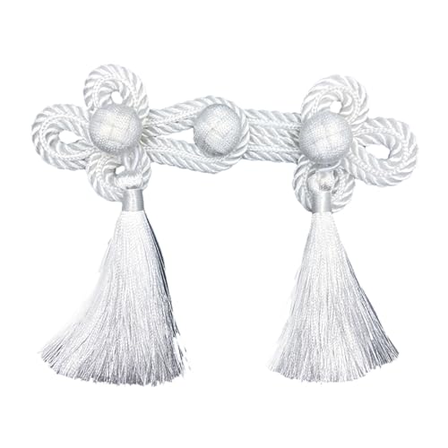 Chinesischer Knoten, Fransenknopf, Cardigan-Knöpfe, Knotenverschluss, Tang-Anzug, Einladungsbox, handgefertigt, Kleidungszubehör von LLHCF