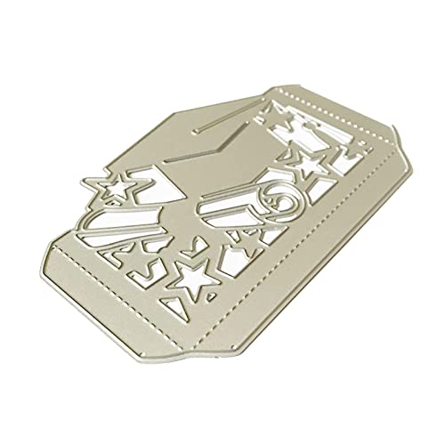Delikate Metall-Stanzschablonen für Abschlussfeiern, zum Basteln, Prägung, für Scrapbooking, Tagebuch, Verzierung Delikate Metall-Stanzschablonen für Abschlussfeiern, zum Basteln, Prägung, für Scrapbooking, Tagebuch, Verzierung von LLHCF