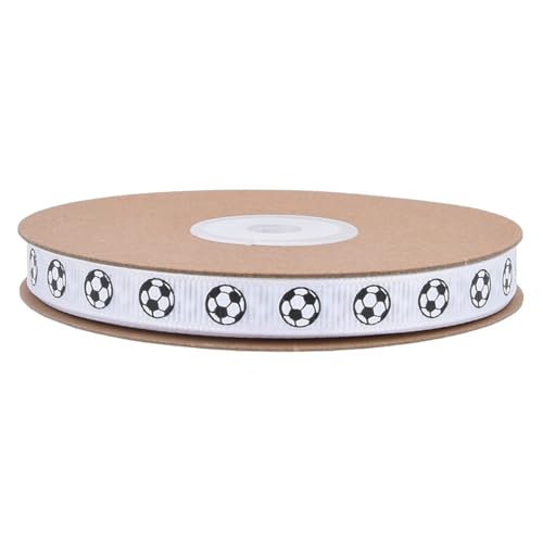Fußballband für Fußball, Geschenkband, Kuchendekorationen, Geschenkband Fußballband für Fußball, Geschenkband, Kuchendekorationen, Geschenkband von LLHCF