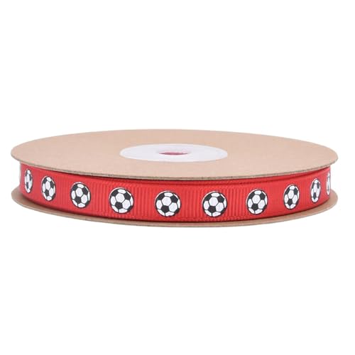 Fußballband für Fußball, Geschenkband, Kuchendekorationen, Geschenkband Fußballband für Fußball, Geschenkband, Kuchendekorationen, Geschenkband von LLHCF