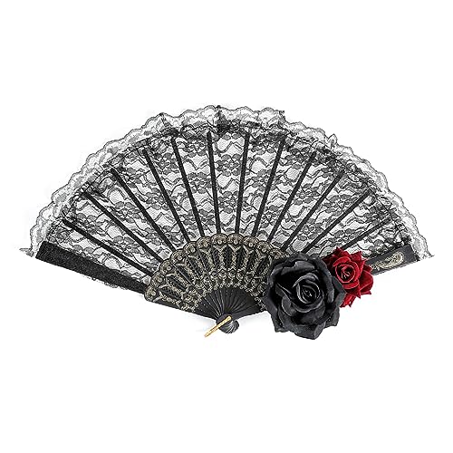 Handfächer mit Stickerei, chinesischer Tanz, Party, Hochzeit, Abschlussball, Handfaltbarer Spitzenstoff, Retro-Bastel-Fächer, Dekorationen Handfächer mit Stickerei, chinesischer Tanz, Party, Hochzeit, Abschlussball, Handfaltbarer Spitzenstoff, Retro-Bastel-Fächer, Dekorationen von LLHCF